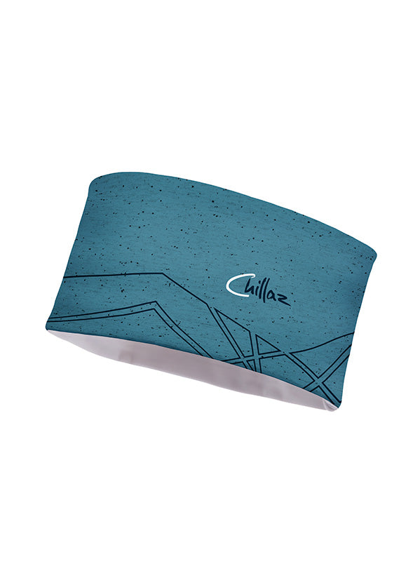 Chillaz Mountain Abstract Stirnband darkgrey/blue