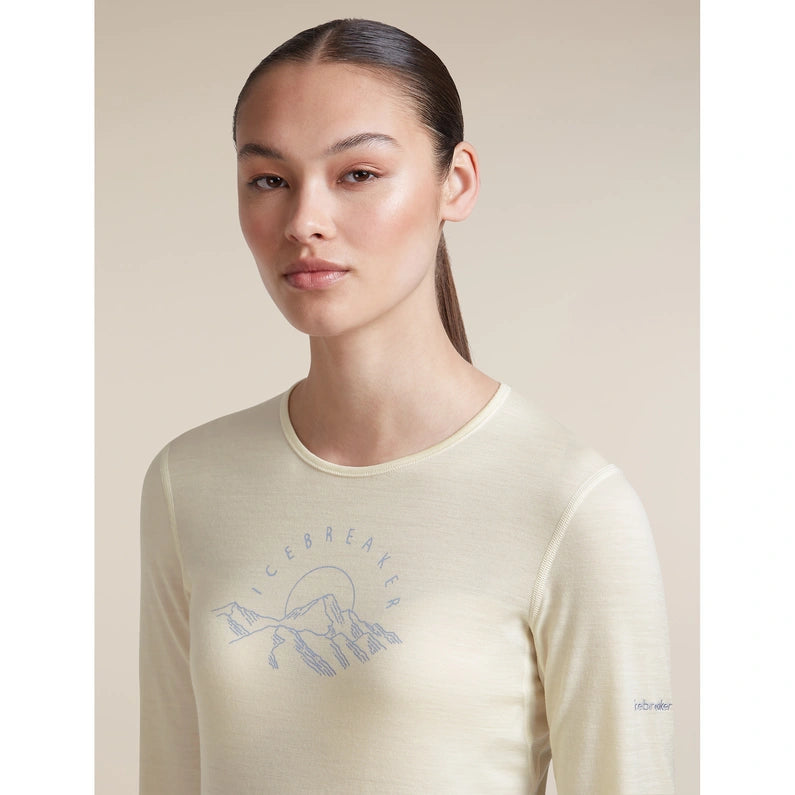 icebreaker OASIS SUNRISE 200 Baselayer W LA-Shirt Undyed