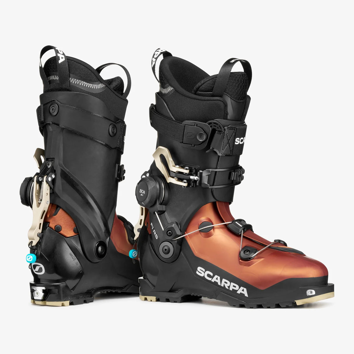 Scarpa F1 RS schwarz-bronze Skitourenschuhe