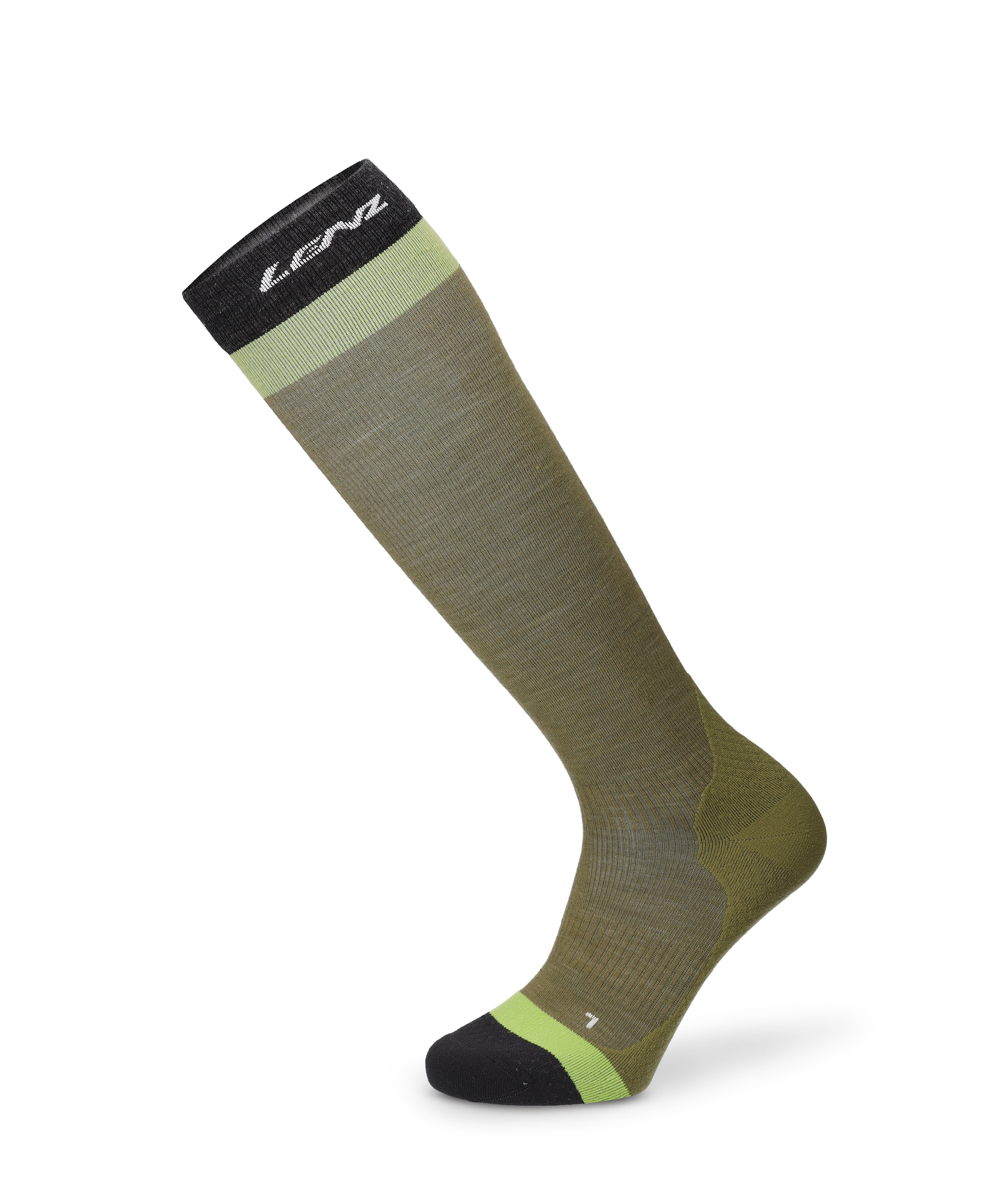 Lenz THINK ABOUT Merino Compressions Socks 1 oliv