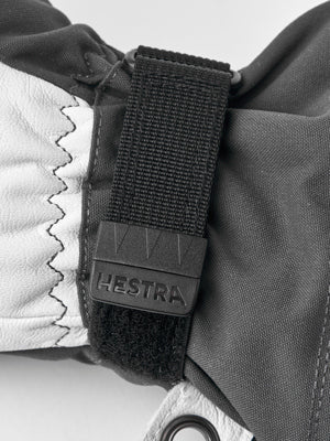 Hestra Army Leather Heli Ski - 5 finger Grey