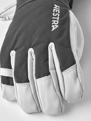 Hestra Army Leather Heli Ski - 5 finger Grey