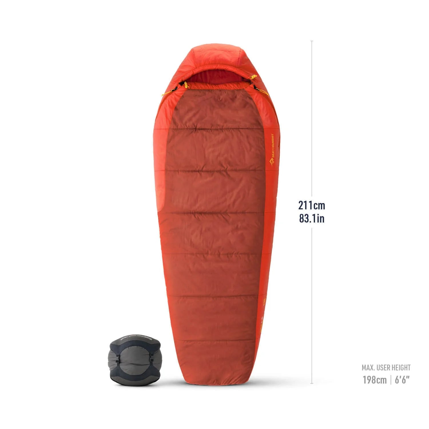 Sea to Summit Hamelin Kunstfaserschlafsack -1 C° long