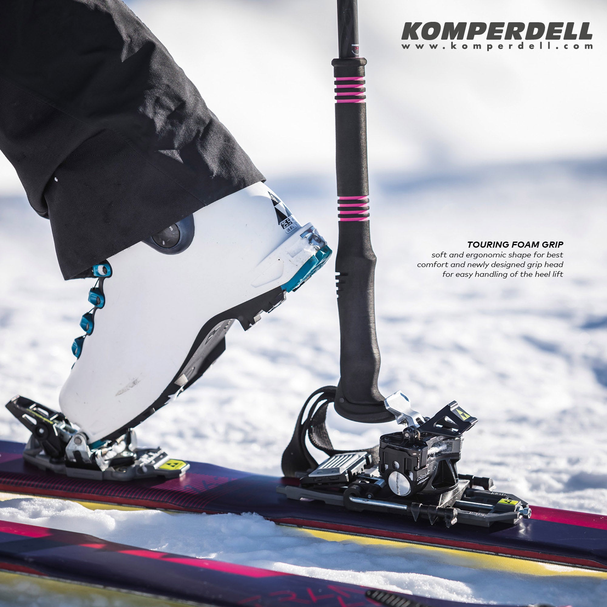 Komperdell Carbon C.2 Ultralight berry Skitourenstöcke