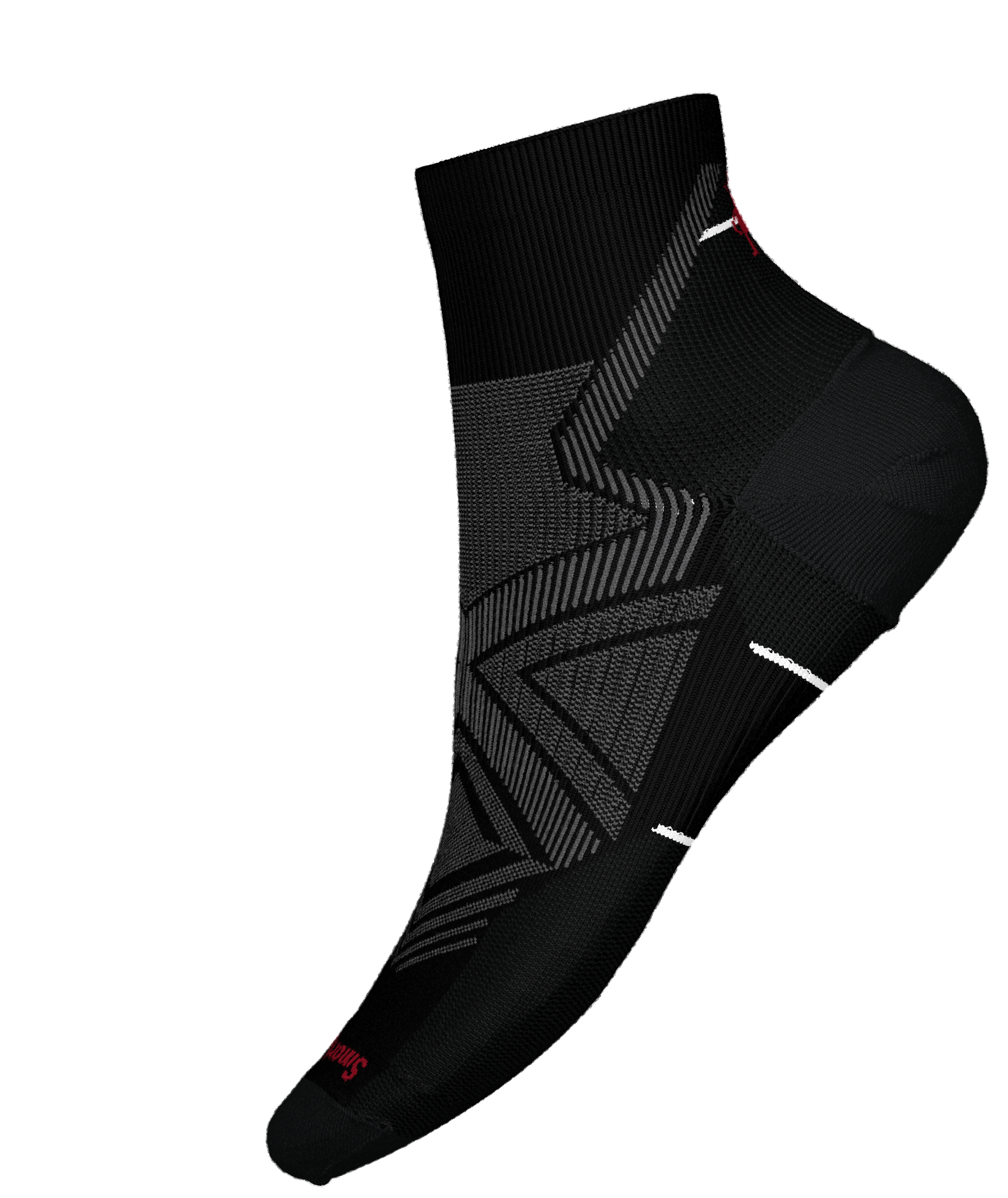 Smartwool Run Zero Cushion Ankle Socken black