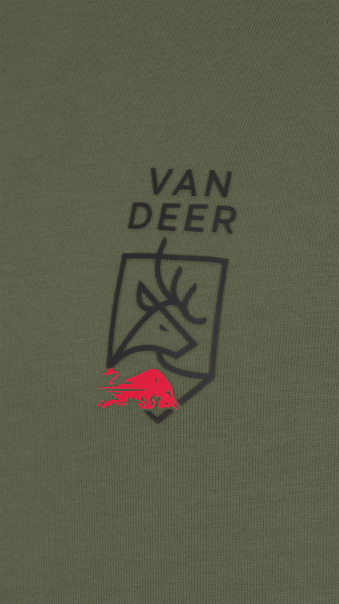 VAN DEER Red Bull Sports  ESSENTIAL Longsleeve khaki
