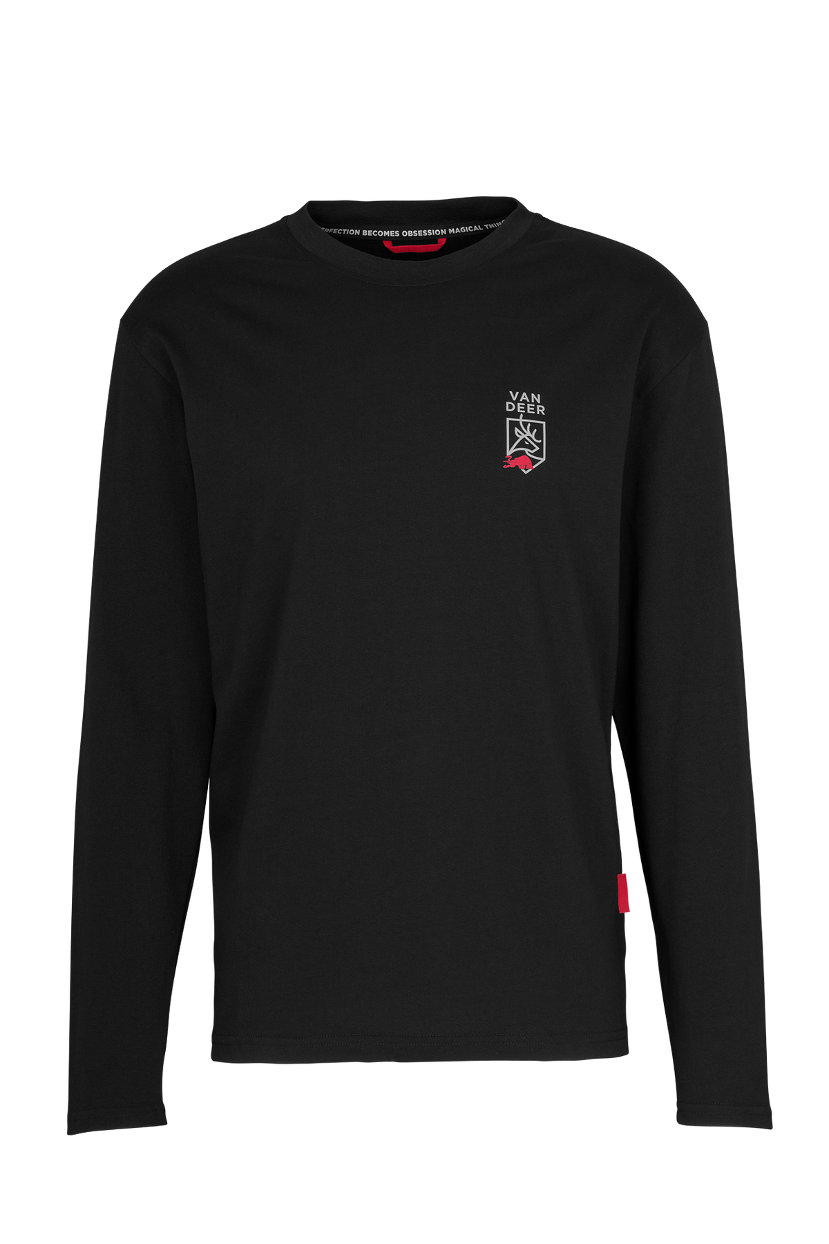 VAN DEER Red Bull Sports  ESSENTIAL Longsleeve black