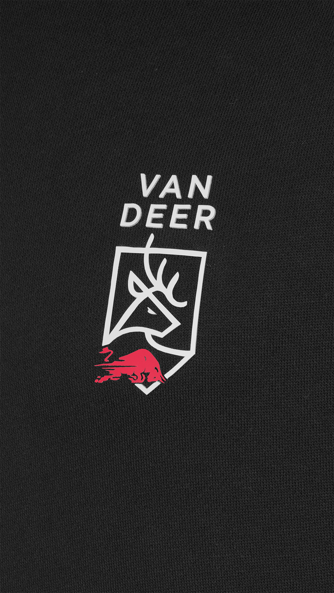VAN DEER Red Bull Sports ESSENTIAL Hoodie black