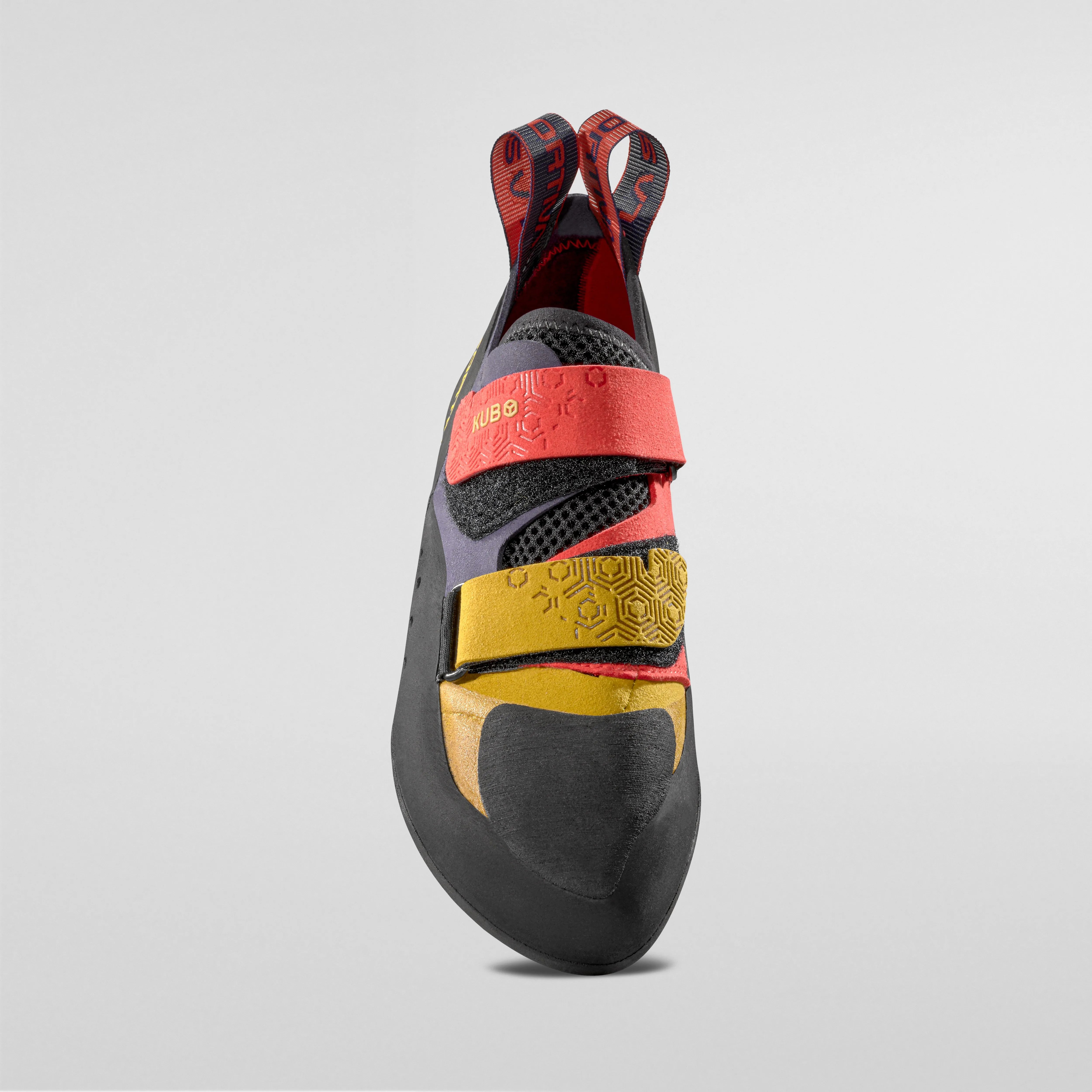 La Sportiva Kubo Kletterschuh Savana/Mountain Red