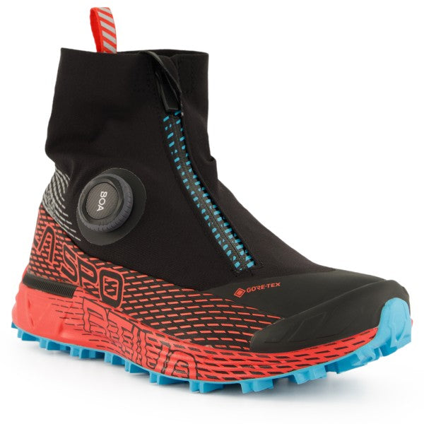 La Sportiva Cyklon Cross W GTX black-hibiscus running shoe