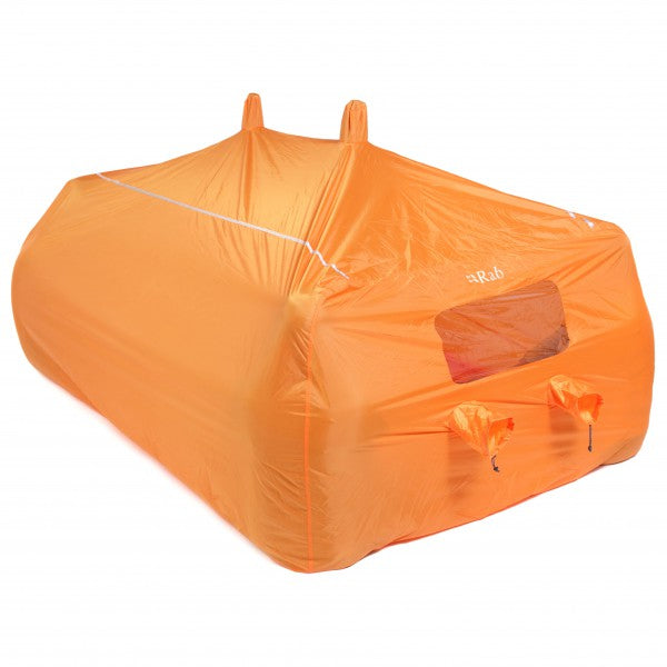 Rab Group Shelter 8-10 person emergency tent orange