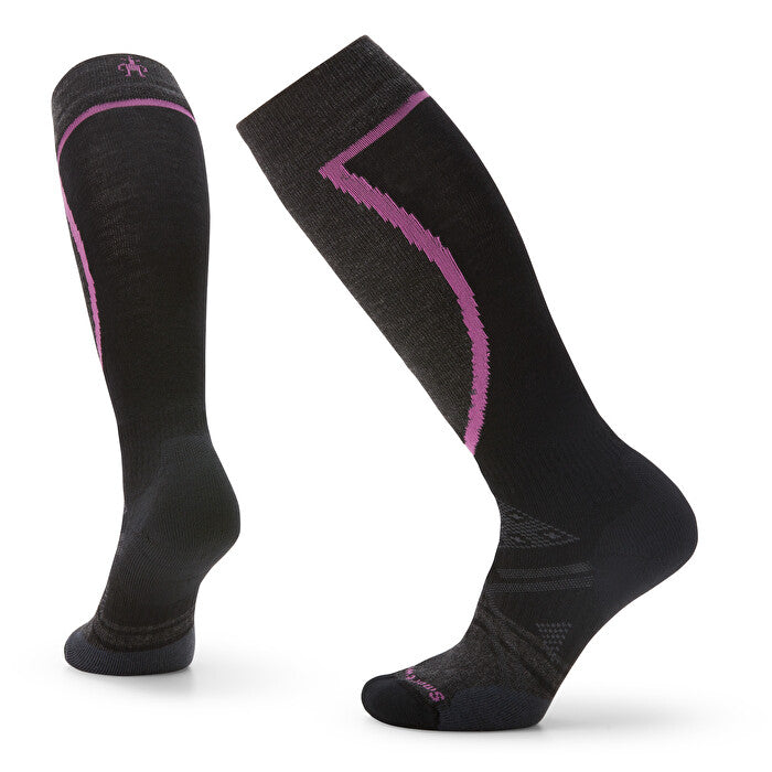 Smartwool W Ski Full Cushion OTC Skisocken black/pink