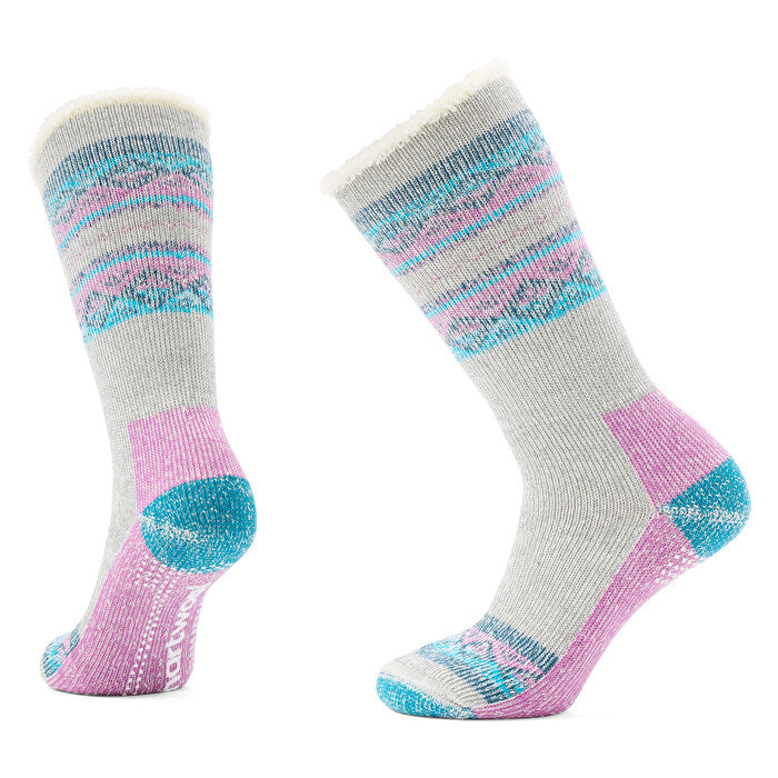 Smartwool Alltags-Slipper-Socken pink/grey