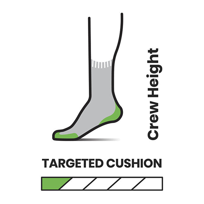 Smartwool Hike Targeted Cushion Eagle Print Crew Wandersocken
