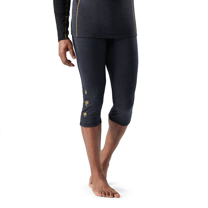 Smartwool Men´s Classic Thermal Merino Baselayer - 3/4 -Hose charcoal-honey gold