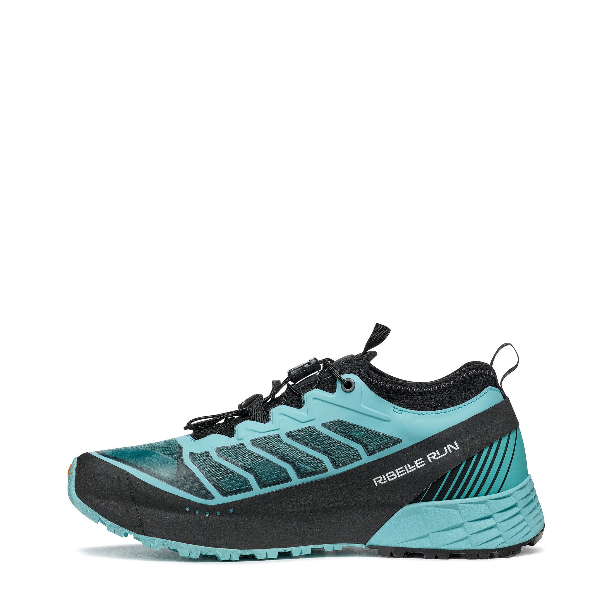 Scarpa RIBELLE RUN Women's aqua-black trail running shoe