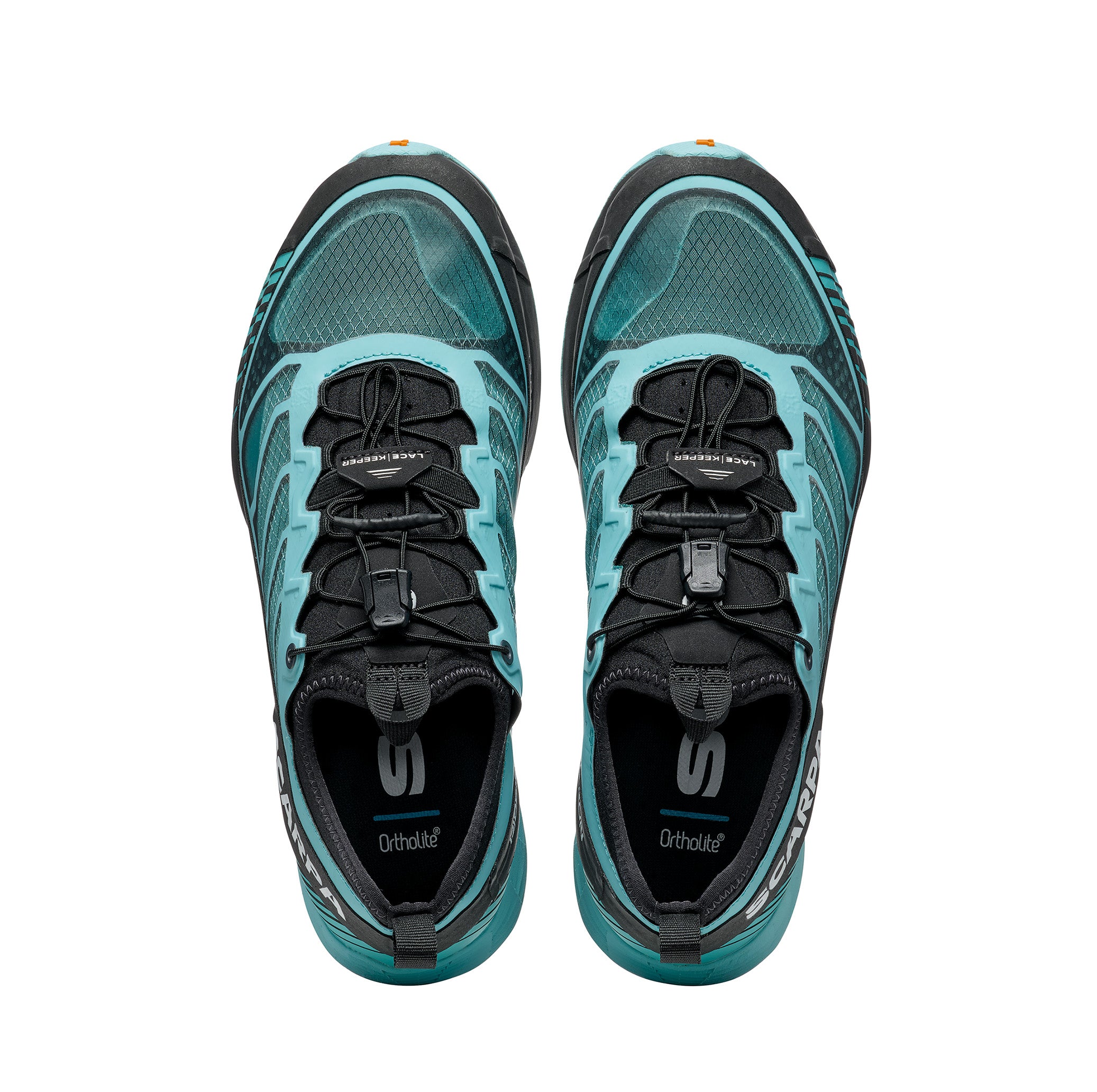 Scarpa RIBELLE RUN Women's aqua-black trail running shoe