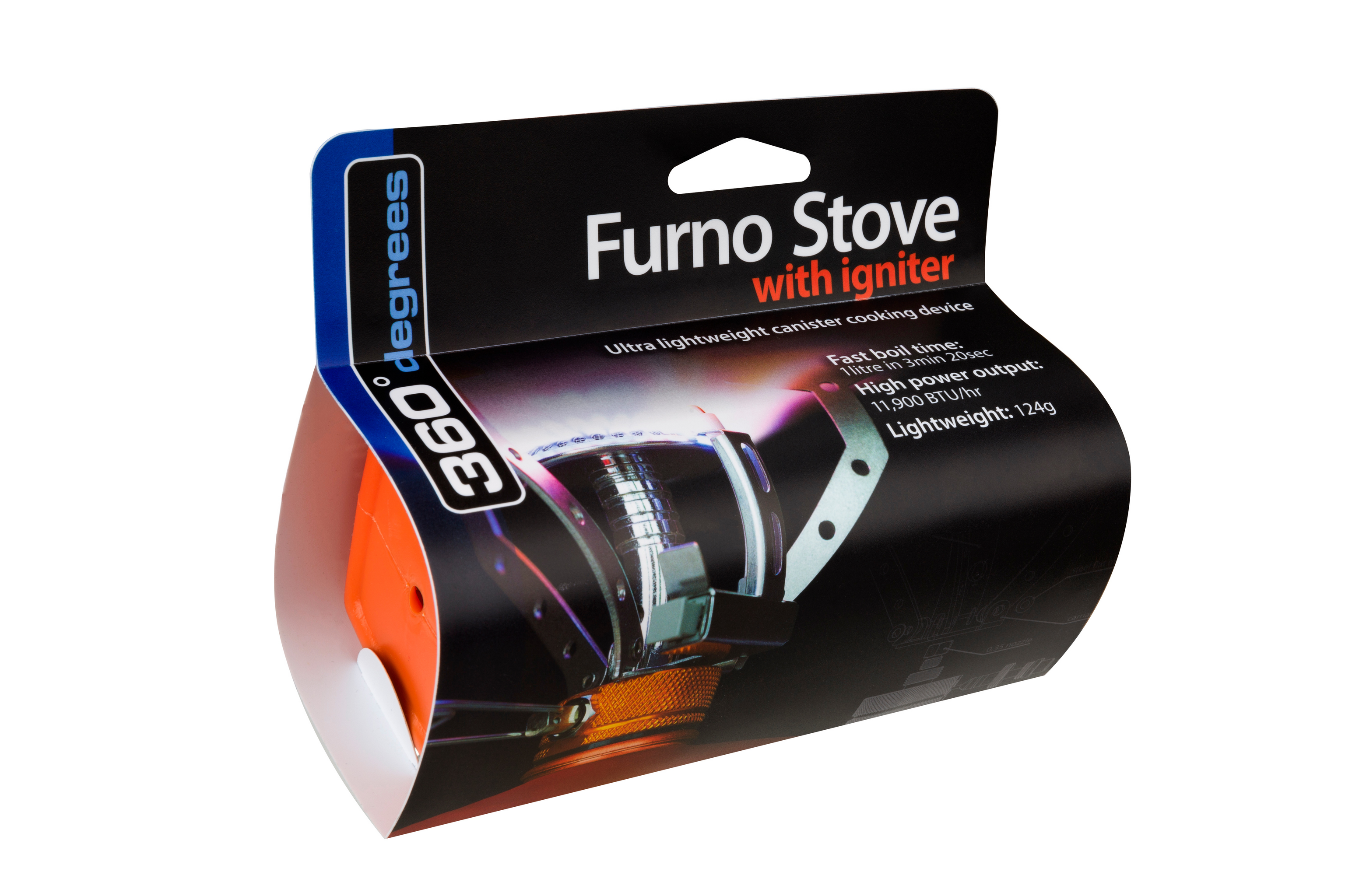 360° Furno Stove with igniter gas cooker