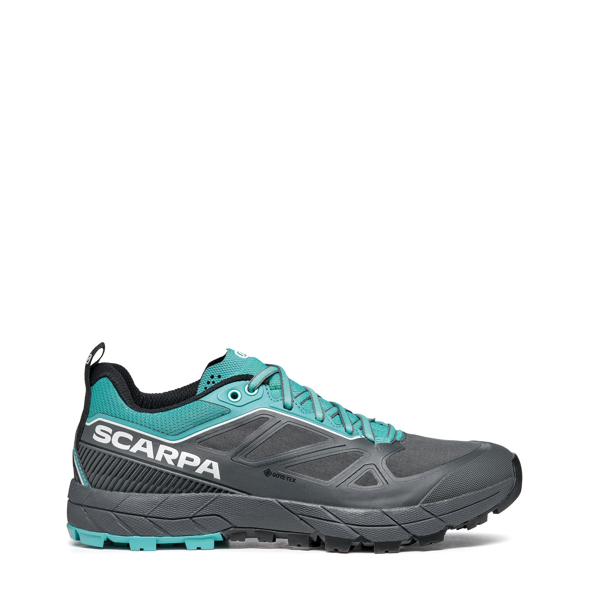 Scarpa RAPID GTX Women Anthracite -Turquoise trail running shoe