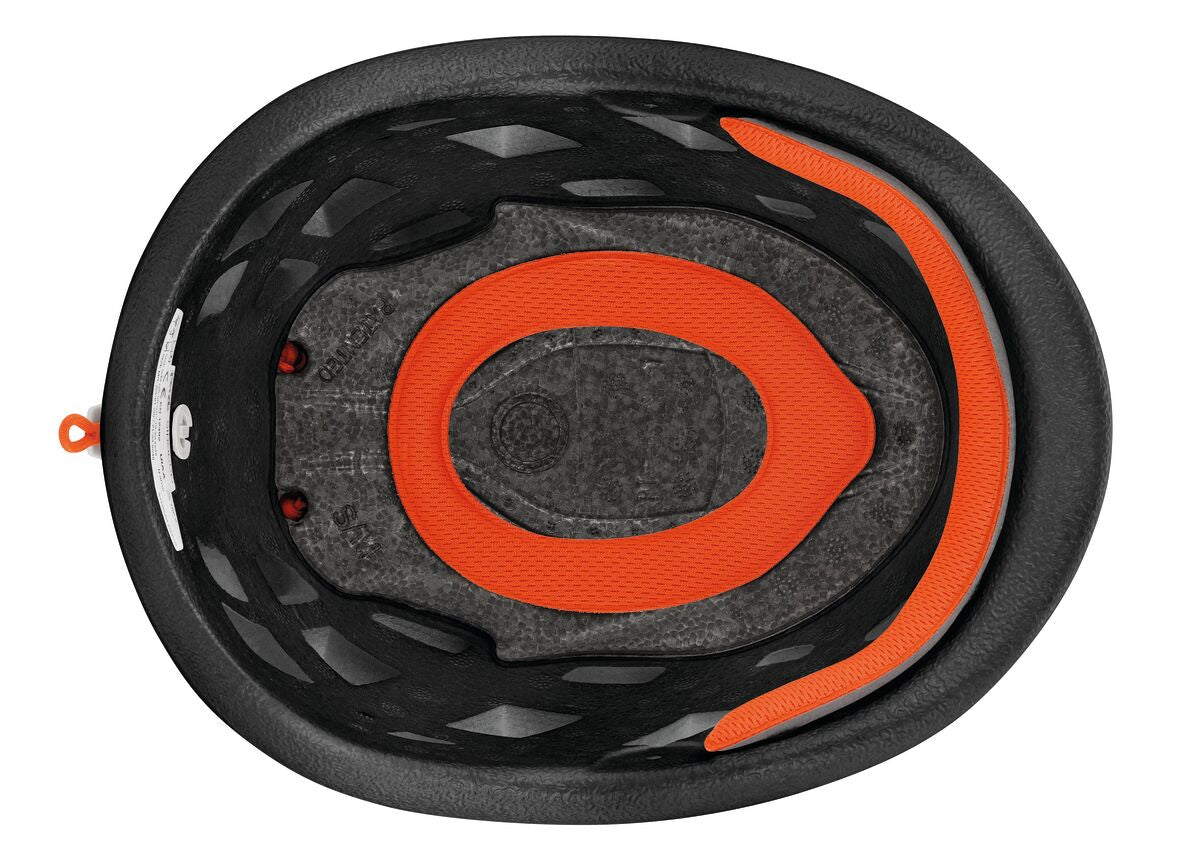 Petzl SIROCCO black/orange climbing helmet