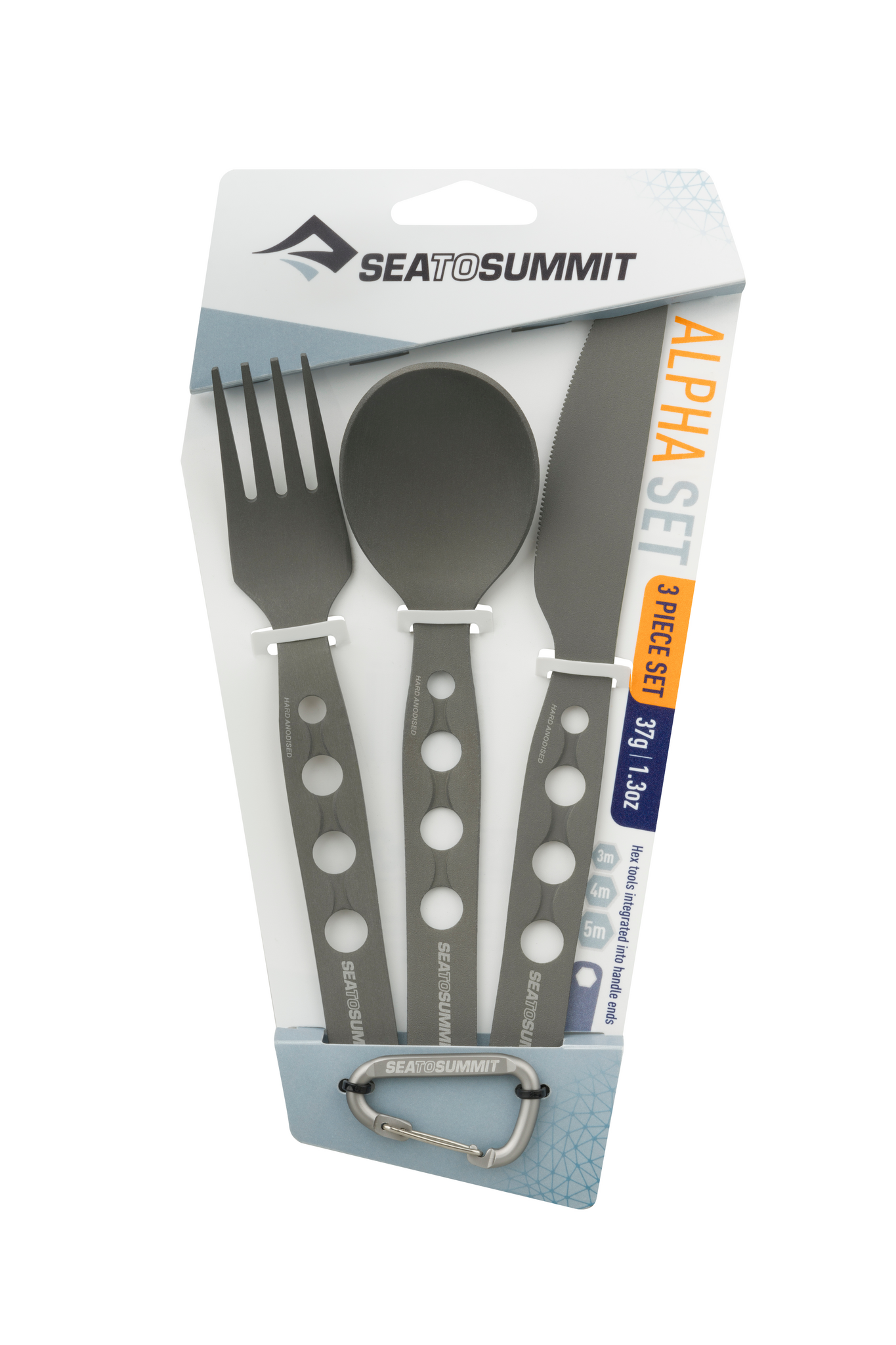 Sea to Summit Alphaset 3pc Cutlery Set