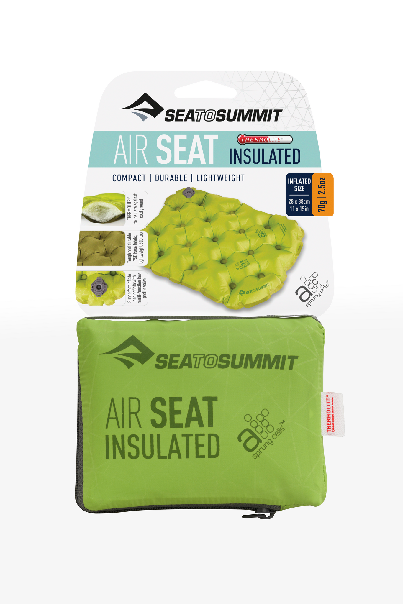 Sea to Summit Air Seat Insulated green