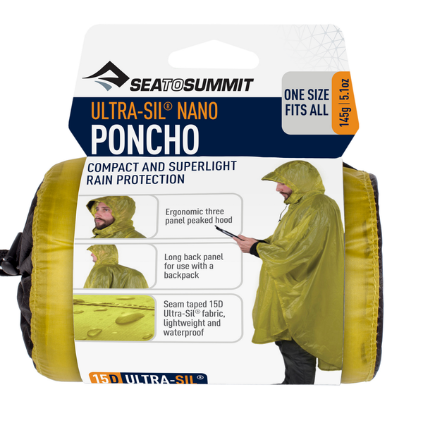 sea to summit poncho tarp review Sea to Summit Ultra-Sil Nano Poncho and Tarp