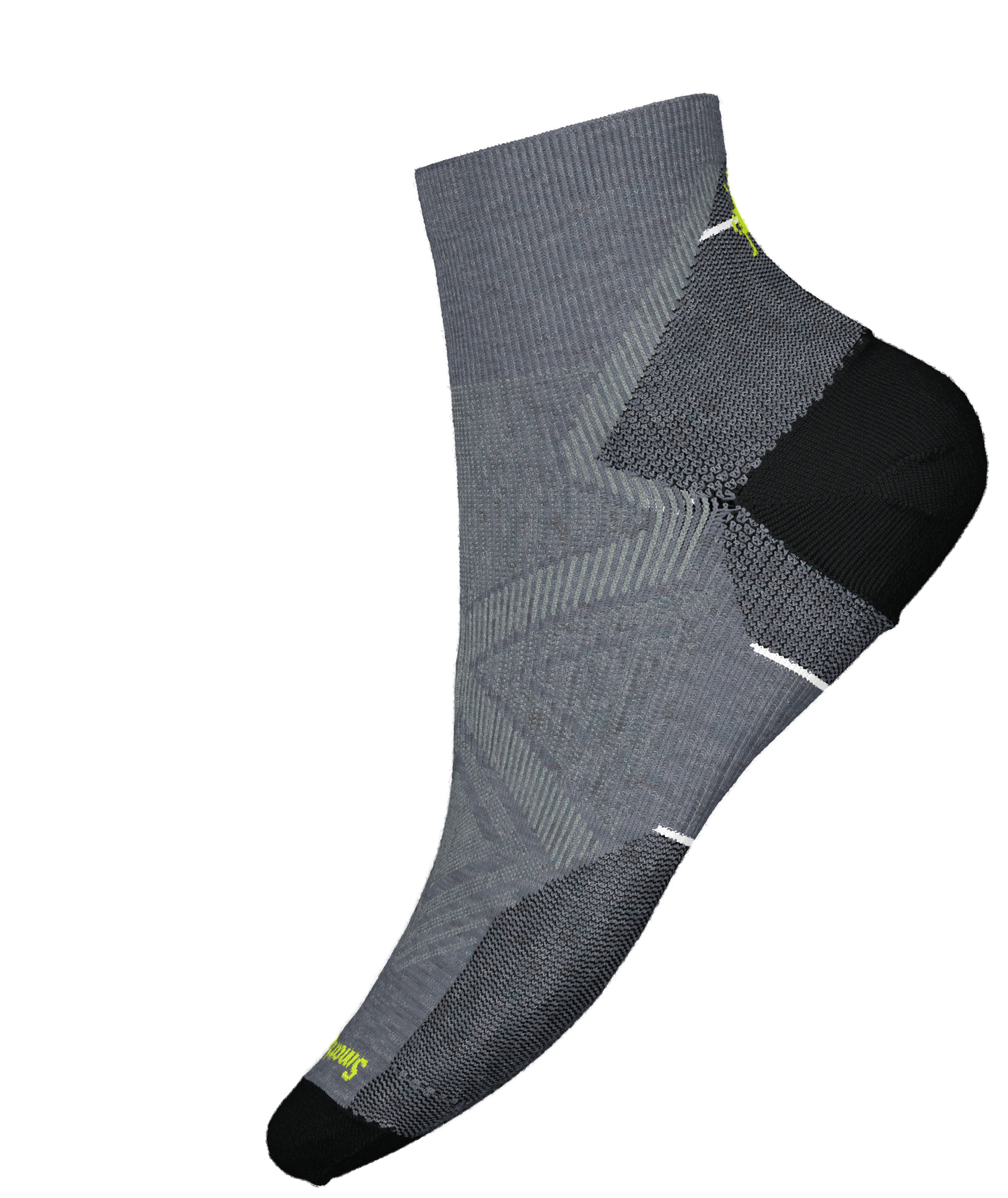 Smartwool Run Zero Cushion Ankle Socks medium grey