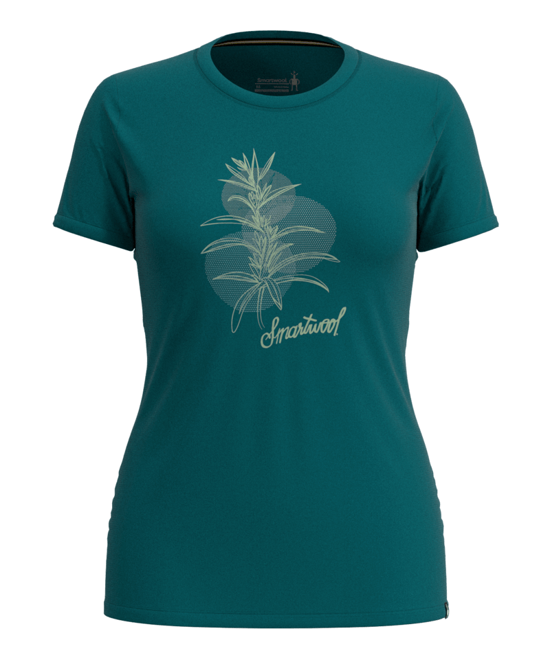 Smartwool Women's Merino Sage Plant Graphic T-Shirt Slim Fit