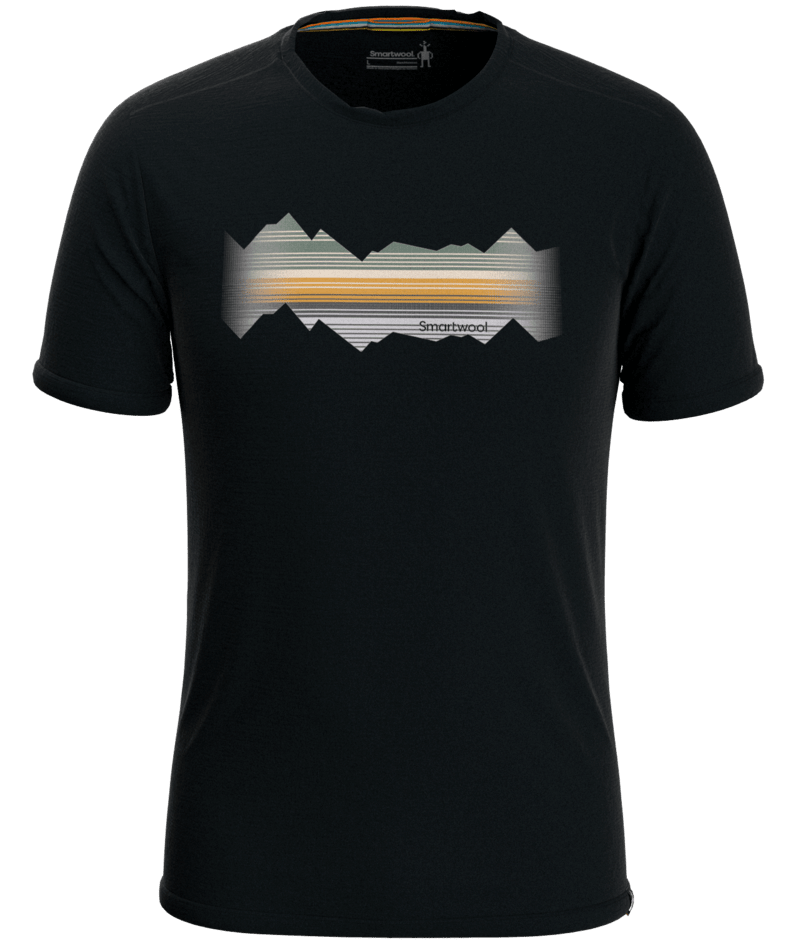 Smartwool Men´s Merino Mountain Graphic T-Shirt Slim Fit black