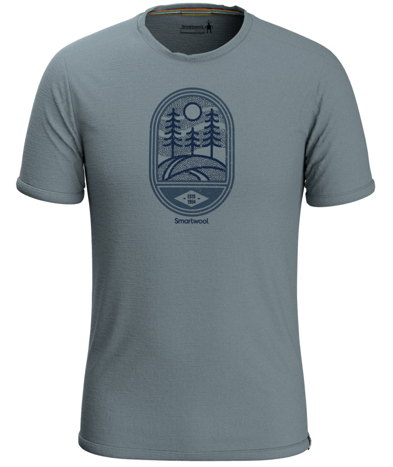 Smartwool Men´s Merino Mountain Graphic T-Shirt Slim Fit lead